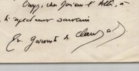 GAROUSTE DE CLAUZADE - Lettre autographe sign&eacute;e &agrave; Morel - Picasso Rouault - 1969. Philippe GAROUSTE DE CLAUZADE