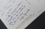 Roger BEZOMBES, Peintre - CARTE POSTALE AUTOGRAPHE SIGNEE A J.P. CRESPELLE, 1953. Roger BEZOMBES