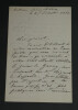 G&eacute;n&eacute;ral Nicolas CHANGARNIER - LETTRE AUTOGRAPHE SIGN&Eacute;E &Agrave; UN G&Eacute;N&Eacute;RAL - 1866. Nicolas CHANGARNIER