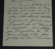 G&eacute;n&eacute;ral Nicolas CHANGARNIER - LETTRE AUTOGRAPHE SIGN&Eacute;E &Agrave; UN G&Eacute;N&Eacute;RAL - 1866. Nicolas CHANGARNIER