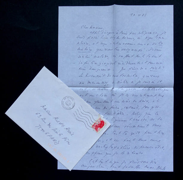 Ren&eacute; &Eacute;TIEMBLE - LETTRE AUTOGRAPHE SIGN&Eacute;E &Agrave; Arnold ROSIN, 1985. Ren&eacute; &Eacute;tiemble