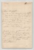 F&eacute;lix Esquirou de Parieu - Lettre autographe sign&eacute;e au pr&eacute;fet de recommandation. F&eacute;lix Esquirou de Parieu
