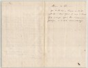 F&eacute;lix Esquirou de Parieu - Lettre autographe sign&eacute;e au pr&eacute;fet de recommandation. F&eacute;lix Esquirou de Parieu