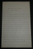 Val&eacute;rien LIGUINE, Math&eacute;maticien, MANUSCRIT AUTOGRAPHE, CONGRES DE NANTES 7 PAGES. Val&eacute;rien LIGUINE
