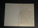 Fran&ccedil;ois JACQMIN - LETTRE AUTOGRAPHE SIGN&Eacute;E Oeuvres de Lagny - 1886 2 pages. Fran&ccedil;ois JACQMIN