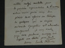 &Eacute;mile Ollivier - Lettre autographe sign&eacute;e &agrave; Monsieur Carvalho - Gounod - [1867]. &Eacute;mile Ollivier