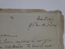 CHANSAREL Andr&eacute; - CARTE LETTRE AUTOGRAPHE SIGNEE &Agrave; Henri HEUGEL, PARIS 1905. Ren&eacute; Chansarel