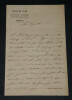 Filippo Calandrini - Lettre autographe sign&eacute;e. Filippo Calandrini