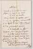 Fran&ccedil;ois Joseph M&eacute;ry - LETTRE AUTOGRAPHE SIGN&Eacute;E "Herculanum". Fran&ccedil;ois Joseph M&eacute;ry