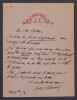 Jules CLARETIE, Romancier - LETTRE AUTOGRAPHE SIGN&Eacute;E. Jules CLARETIE