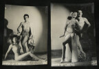 Anita et Libero - DEUX PHOTOGRAPHIES "Le Studio Paris" - Curiosa Danses Cabaret. Le Studio Paris