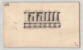Henri LAFFILLEE Dessin original - Ornementation d'une tombe memphite - 1930. Louis Henri Laffill&eacute;e