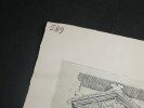 Le Temple de Jupiter Capitolin - Dessin original sign&eacute; - Encre vers 1930. Louis Henri Laffill&eacute;e