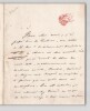 Edmond About - Lettre autographe sign&eacute;e. Edmond About