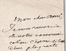 F&eacute;lix FEUILLET-DE-CONCHES Lettre autographe sign&eacute;e "d'une flagrante ind&eacute;cence". F&eacute;lix-S&eacute;bastien FEUILLET-DE-CONCHES