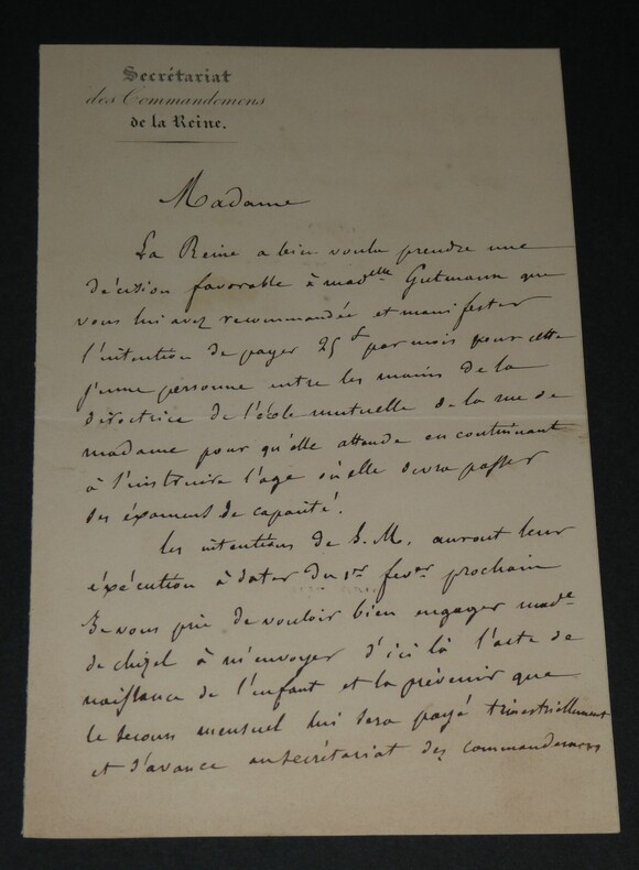 Ren&eacute;-L&eacute;on BOREL DE BRETIZEL- LETTRE AUTOGRAPHE SIGN&Eacute;E 1841 - 2 pages. Ren&eacute;-L&eacute;on BOREL DE BRETIZEL