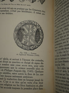 Dessin original signé - Ecusson de Sigismond Malatesta