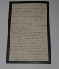 Marguerite CRAUK - Longue lettre autographe sign&eacute;e de deuil &agrave; une amie, 10 octobre 1899, 4 pages. Marguerite CRAUK (n&eacute;e Gondoin, 1843-1929)