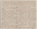 Andr&eacute; Cochut - Lettre autographe sign&eacute;e - Pol&eacute;mique ouvriers Suisses - 3pp. 1870. Andr&eacute; Cochut