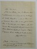 HERVIEU Paul - LETTRE AUTOGRAPHE SIGNEE, AVENUE DU BOIS DE BOULOGNE, PARIS. Paul Hervieu