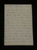 &Eacute;mile Deschanel - LONGUE LETTRE AUTOGRAPHE SIGN&Eacute;E - 4 pages - 1888. &Eacute;mile Deschanel