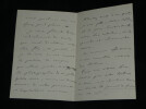 &Eacute;mile Deschanel - LONGUE LETTRE AUTOGRAPHE SIGN&Eacute;E - 4 pages - 1888. &Eacute;mile Deschanel
