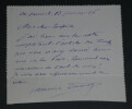 Maurice DONNAY - LETTRE AUTOGRAPHE SIGN&Eacute;E, 1906. Maurice DONNAY