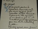 Henri de R&Eacute;GNIER - Lettre autographe sign&eacute;e au G&eacute;n&eacute;ral Lasson. Henri de R&Eacute;GNIER