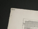 Coupe sur l'&eacute;glise Saint-Gabriel &agrave; Tarascon - Dessin original &agrave; l'encre. Louis Henri Laffill&eacute;e