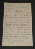 Andr&eacute; Tardieu - Lettre autographe sign&eacute;e &agrave; Armand Godoy - 1929. Andr&eacute; Tardieu