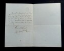 MEILHAC Henri - Lettre autographe sign&eacute;e &agrave; Albert Delpit, 5 f&eacute;vrier 1891. Henri Meilhac