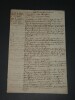 Andr&eacute;-Joseph Abrial Manuscrit autographe sign&eacute; plaidoirie 12 pages Gironde 1784. Andr&eacute;-Joseph Abrial