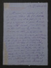 Maurice DONNAY, LETTRE AUTOGRAPHE SIGN&Eacute;E AU DIRECTEUR DE LA REVUE FRANCAISE 1922. Maurice DONNAY
