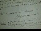 DAUDET L&eacute;on - LETTRE AUTOGRAPHE SIGN&Eacute;E 1931 BRUXELLES LES RYTHMES DE L'HOMME. L&eacute;on Daudet