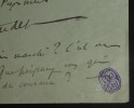 DAUDET L&eacute;on - LETTRE AUTOGRAPHE SIGN&Eacute;E 1931 BRUXELLES LES RYTHMES DE L'HOMME. L&eacute;on Daudet