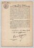 Pouvoir sign&eacute; par Raoul Laparra - Collection coh&eacute;rente de 25 auteurs & musiciens. Raoul Laparra