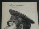 DESSIN ORIGINAL AU CRAYON SIGN&Eacute; - GUERRE 14/18 - "BARAMAS" OHRDRUF. 