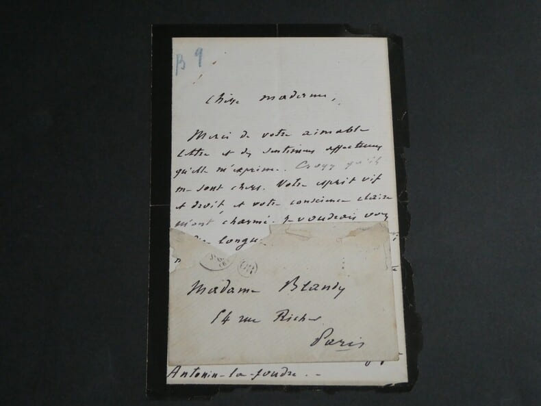 D&eacute;sir&eacute; BANCEL - LETTRE AUTOGRAPHE SIGN&Eacute;E &Agrave; Madame BLANDY. D&eacute;sir&eacute; BANCEL
