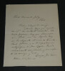 Enrique Jos&eacute; VARONA - Lettre autographe sign&eacute;e - Politique Cuba - Foch - 1929. Enrique Jos&eacute; Varona
