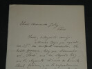 Enrique Jos&eacute; VARONA - Lettre autographe sign&eacute;e - Politique Cuba - Foch - 1929. Enrique Jos&eacute; Varona
