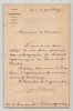 Paul Barbe Lettre autographe sign&eacute;e Instituts agronomiques Paris & Berlin 1887. Paul Barbe