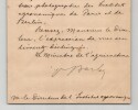 Paul Barbe Lettre autographe sign&eacute;e Instituts agronomiques Paris & Berlin 1887. Paul Barbe