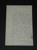 Charles Gide - Tr&egrave;s belle lettre autographe sign&eacute;e 4 pages 1917 Paris. Charles GIDE