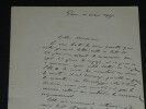 Charles Gide - Tr&egrave;s belle lettre autographe sign&eacute;e 4 pages 1917 Paris. Charles GIDE