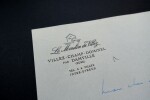 COLONEL REMY - LETTRE AUTOGRAPHE SIGN&Eacute;E, A PROPOS D'UN DEUIL, DAMVILLE 1952. Colonel R&eacute;my (Gilbert Renault)