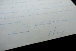 COLONEL REMY - LETTRE AUTOGRAPHE SIGN&Eacute;E, A PROPOS D'UN DEUIL, DAMVILLE 1952. Colonel R&eacute;my (Gilbert Renault)