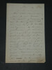 &Eacute;mile Deschanel, &Eacute;crivain - Belle lettre autographe sign&eacute;e, 3 pages, 1860. &Eacute;mile DESCHANEL