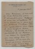 Philippe H&eacute;riat - Lettre autographe sign&eacute;e &agrave; Thierry Maulnier - Antigone - 1945. Philippe H&eacute;riat