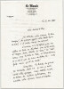 Bertrand Poirot-Delpech - Lettre autographe sign&eacute;e sur la revue "Le Monde" 1985. Bertrand Poirot-Delpech