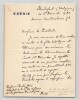L&eacute;on Du Bois Compositeur Belge - Lettre autographe sign&eacute;e &agrave; Charles M&eacute;r&eacute; - 1930. L&eacute;on Du Bois
